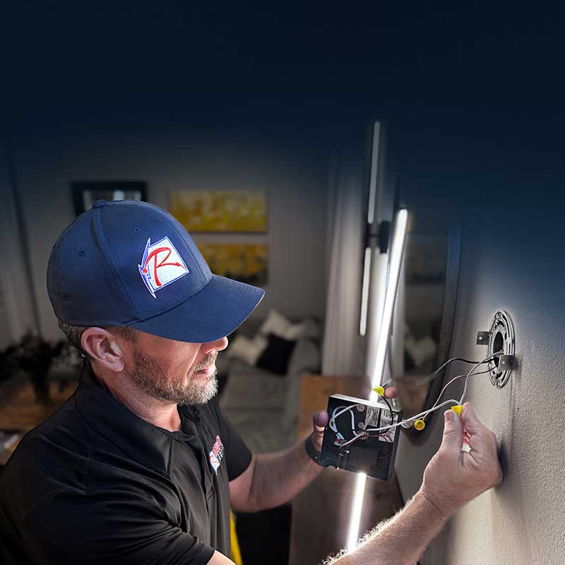construction trade branding - image of photoshoot